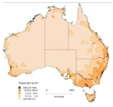 Australian Population Density 2