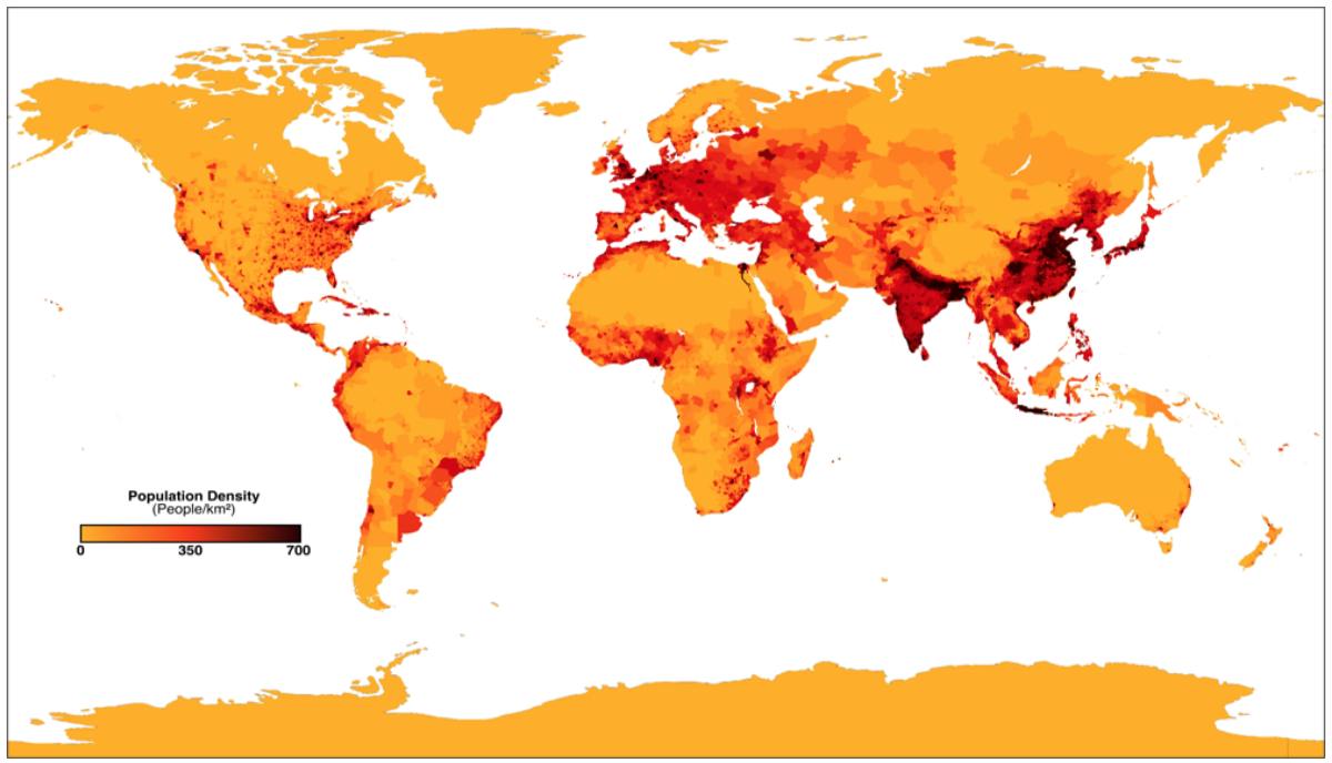 World Population Density (B)